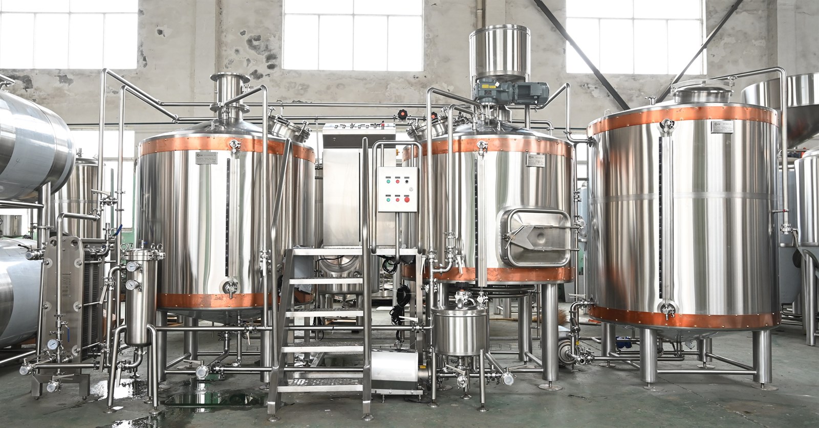 10bbl turnkey beer brewing system with FVS&BBTS